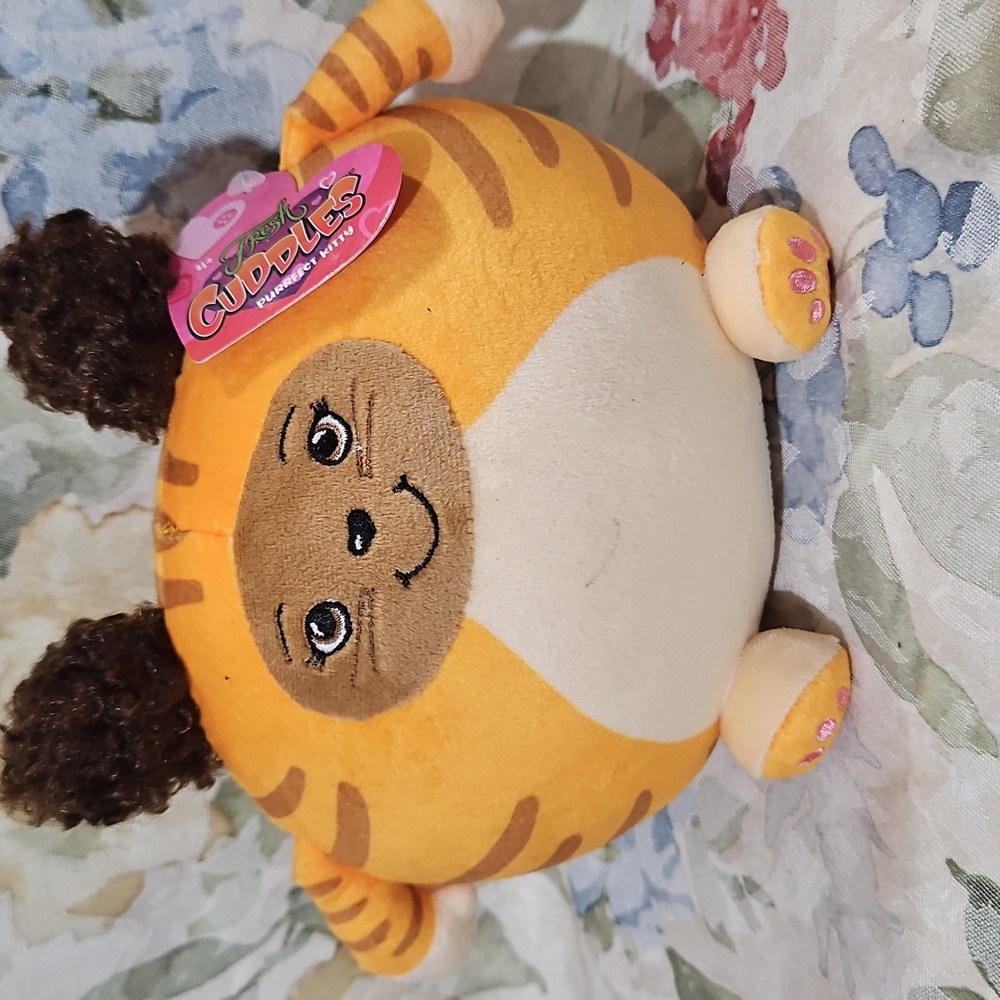 PURRFECT KITTY - EPI Fresh Cuddles 6" Plush Toy - Orange Tabby - NEW